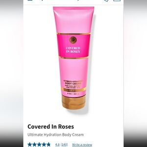 Covered in Roses Pink Body Cream